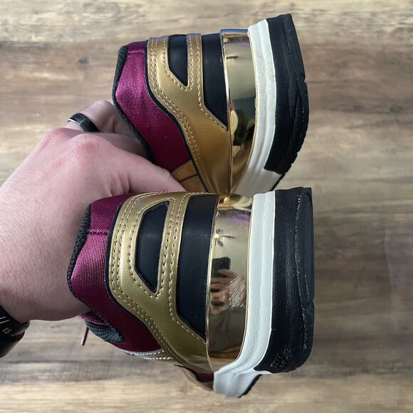 New Balance Revlite 1550 Metallic Gold Magenta Floral WL1550MA Women’s Size 10 B - Picture 6 of 9